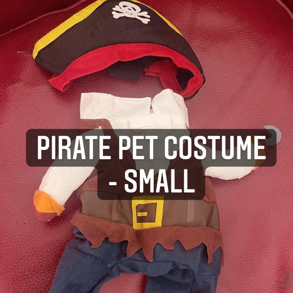 Pirate Pet Costume - Small